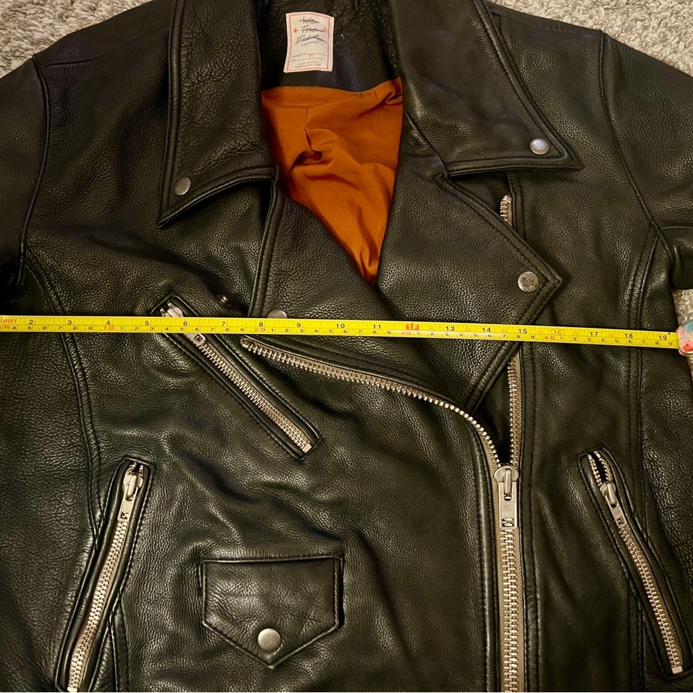 We The Free Jealousy Black Leather Jacket - Picture 15 of 16
